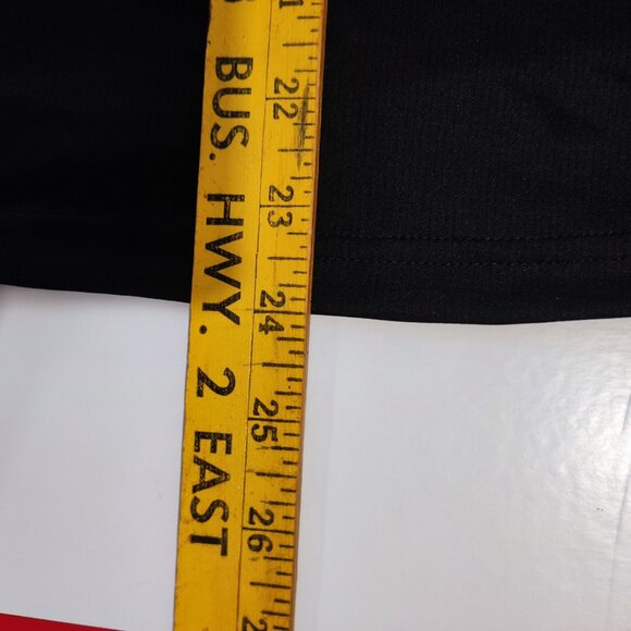 Adidas aeroready active wear running short black 3 white stripes girl's size M - Picture 11 of 11